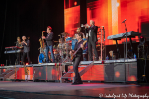 Jazz rock group Chicago on its live concert tour stop at Kansas City's Starlight Theatre on May 19, 2019.