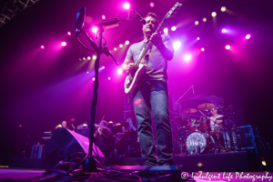 Little River Band guitarist Colin Whinnery with drummer Ryan Ricks, keyboardist Chris Marion and a live orchestra at Ameristar Casino Hotel Kansas City on May 3, 2019.