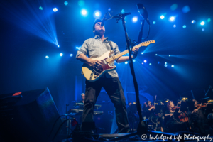 LRB guitarist Rich Herring and drummer Chris Marion performing with a live orchestra at Ameristar Casino Hotel Kansas City on May 3, 2019.