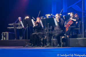 Little River Band keyboard player Chris Marion performing with a live orchestra at Ameristar Casino in Kansas City, MO on May 3, 2019.