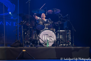 Drummer Ryan Ricks of Little River Band in concert at Star Pavilion inside of Ameristar Casino Hotel Kansas City on May 3, 2019.