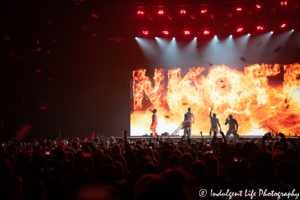 Fan go crazy as confetti flies during the New Kids on the Block live performance at Sprint Center in downtown Kansas City on May 7, 2019.