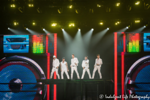 New Kids on the Block opening the "Mixtape" tour performance with "The Way" at Sprint Center in Kansas City, MO on May 7, 2019.