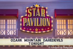 Marquee featuring The Ozark Mountain Daredevils at Star Pavilion inside of Ameristar Casino in Kansas City, MO on May 18, 2019.