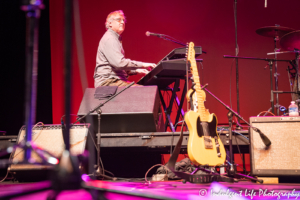 Keyboard player Kelly Brown of The Ozark Mountain Daredevils in concert at Ameristar Casino's Star Pavilion in Kansas City, MO on May 18, 2019.