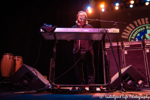 Grand Funk Railroad keyboardist Tim Cashion performing live at Star Pavilion inside Ameristar Casino Hotel Kansas City on June 1, 2019.