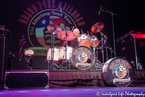 Grand Funk Railroad lead singer and drummer Don Brewer performing live in concert at Star Pavilion inside Ameristar Casino in Kansas City, MO on June 1, 2019.