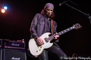 Guitarist Bruce Kulick of Grand Funk Railroad playing live at Star Pavilion inside Ameristar Casino Hotel Kansas City on June 1, 2019.