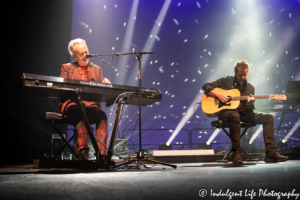 Acoustic "No One is to Blame" performing by Howard Jones and guitarist Robin Boult at Ameristar Casino Hotel Kansas City on June 22, 2019.