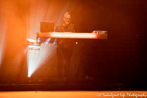 Keyboardist Robbie Bronnimann performing live on Howard Jones' "Transform" tour at Ameristar Casino in Kansas City, MO on June 22, 2019.