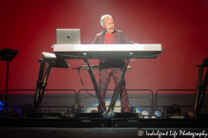 Howard Jones performing live on the keyboard during his "Transform" tour at Ameristar Casino Hotel Kansas City on June 22, 2019.