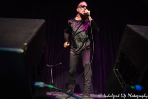Lead singer Ivan Doroschuk of Men Without Hats live in concert at Star Pavilion inside of Ameristar Casino in Kansas City, MO on June 22, 2019.