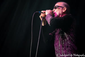 Men Without Hats lead singer Ivan Doroschuk performing live in concert at Star Pavilion inside of Ameristar Casino in Kansas City, MO on June 22, 2019.