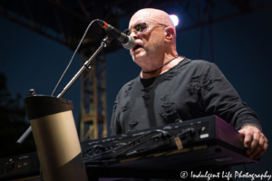 Encore performance with A Flock of Seagulls frontman Mike Score at Town Center Plaza's Sunset Music Fest in Leawood, KS on June 27, 2019.