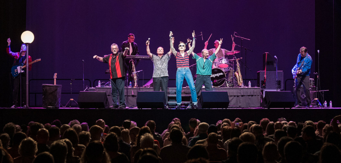 Rock and roll doo-wop group Sha Na Na performed live in concert at Star Pavilion inside Ameristar Casino Hotel Kansas City on June 21, 2019.