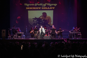 Ameristar Casino Hotel Kansas City live concert at Star Pavilion featuring country music legend Mickey Gilley with the Urban Cowboy band on July 12, 2019.
