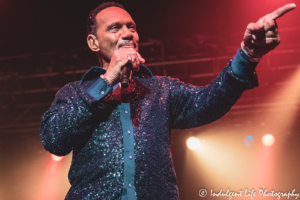 Four Tops member Ronnie McNeir performing live at Star Pavilion inside of Ameristar Casino in Kansas City, MO on August 3, 2019.