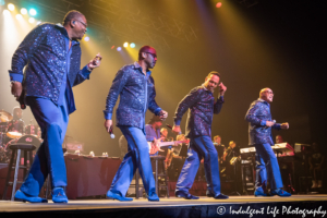 Motown group the Four Tops performing live at Ameristar Casino's Star Pavilion in Kansas City, MO on August 3, 2019.