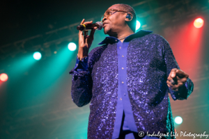 Four Tops member Alexander Morris performing live at Ameristar Casino's Star Pavilion in Kansas City, MO on August 3, 2019.