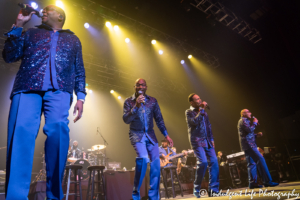 Motown group the Four Tops live in concert at Star Pavilion inside of Ameristar Casino in Kansas City, MO on August 3, 2019.