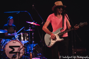 Founding member and frontman Jay Aston and drummer Joel Patterson performing at Liberty Hall in Lawrence, KS on August 10, 2019.