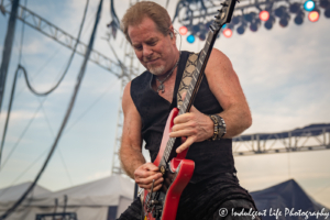 Guitarist Brad Gillis of Night Ranger live in concert at the Missouri State Fair in Sedalia, MO on August 16, 2019.