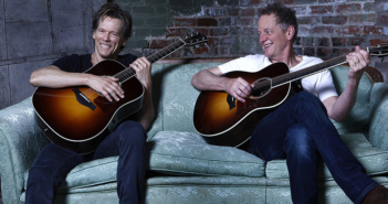 The Bacon Brothers featuring Michael and Kevin Bacon perform live at Folly Theater in downtown Kansas City, MO on October 8, 2019.