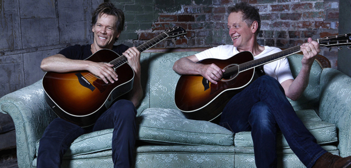 The Bacon Brothers featuring Michael and Kevin Bacon perform live at Folly Theater in downtown Kansas City, MO on October 8, 2019.