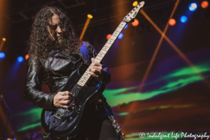 Guitarist Michael Wilton of Queensrÿche performing live in concert at Ameristar Casino's Star Pavilion in Kansas City, MO on September 20, 2019.