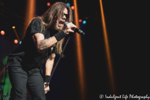 Lead singer Todd La Torre of Queensrÿche performing live in concert at Ameristar Casino Hotel Kansas City on September 20, 2019.