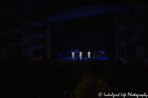 Legendary R&B group Boyz II Men at live in concert at Kauffman Center for the Performing Arts in downtown Kansas City, MO on October 2, 2019.