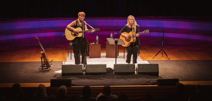 Mary Chapin Carpenter and Shawn Colvin brought their live acoustic concert to Helzberg Hall at the Kauffman Center in Kansas City, MO on October 10, 2019.