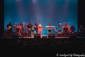 Gladys Knight and band live in concert at Ameristar Casino's Star Pavilion in Kansas City, MO on October 11, 2019.