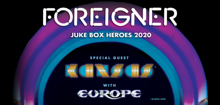 Foreigner brings its "Juke Box Heroes 2020" tour to Providence Amphitheater in Bonner Springs, KS on July 24, 2020.