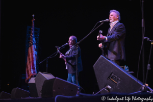 Larry and Steve Gatlin performing together at the Kauffman Center's Muriel Kauffman Theatre in Kansas City, MO on January 18, 2020.