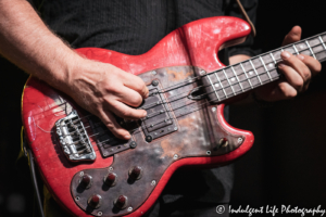 Bow Wow Wow founding member Leigh Gorman performing live on the bass guitar at the Aftershock in Merriam, KS on January 30, 2020.