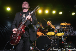 Erik Ferentinos and Christian Johnson of Bow Wow Wow performing together at the Aftershock in Merriam, KS on January 30, 2020.