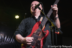 Bass guitarist Leigh Gorman live in concert at the Aftershock in Merriam, KS on January 30, 2020.