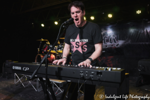 When in Rome keyboard player Michael Floreale performing at the Aftershock in Merriam, KS on January 30, 2020.