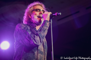 Starship lead vocalist Mickey Thomas in concert live at Prairie Band Casino in Mayetta, KS on February 27, 2020.
