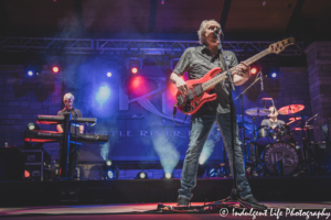 Lead singer Wayne Nelson of Little River Band live in concert with drummer Ryan Ricks and keyboardist Chris Marion at CRMU Amp in Jefferson City, MO on June 4, 2021.