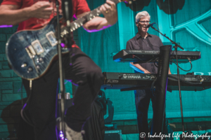 LRB keyboard player Chris Marion live in concert at Capital Region MU Health Care Amphitheater in Jefferson City, MO on June 4, 2021.