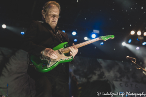 Singer, guitarist and founding member James "J.Y." Young of Styx live in concert at Azura Amphitheater in Bonner Springs, KS on June 25, 2021.