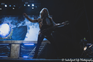 Styx singer and guitar player Tommy Shaw live in concert at Azura Amphitheater in Bonner Springs, KS on June 25, 2021.