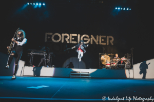Foreigner opening its concert at Hartman Arena in Park City, KS by performing "Double Vision" on August 7, 2021.