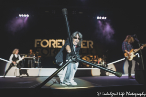 Foreigner live in concert performing "Double Vision" at Hartman Arena in Park City, KS on August 7, 2021.