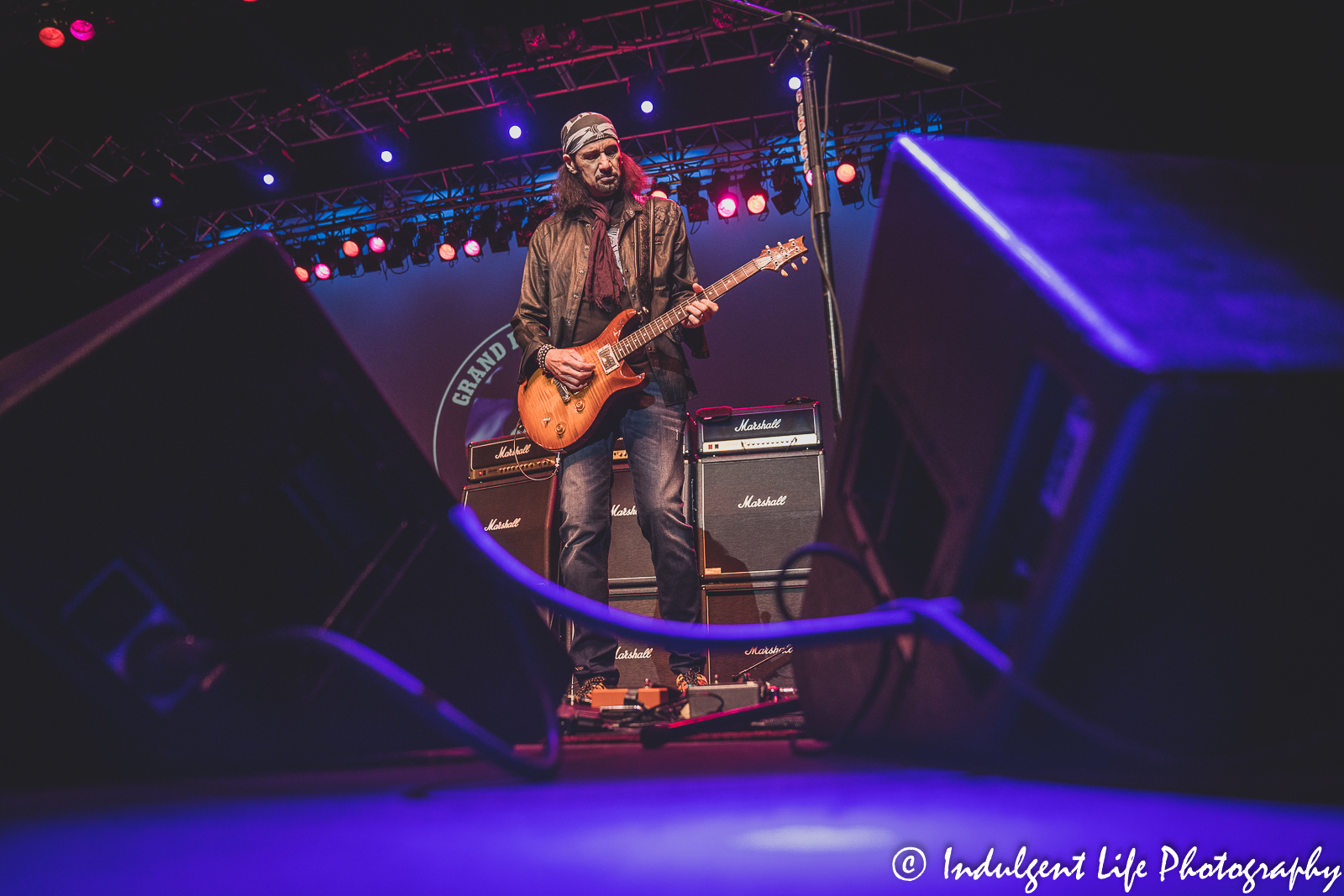 Grand Funk Railroad lead guitarist Bruce Kulick live in concert at Ameristar Casino Hotel Kansas City on September 18, 2021.