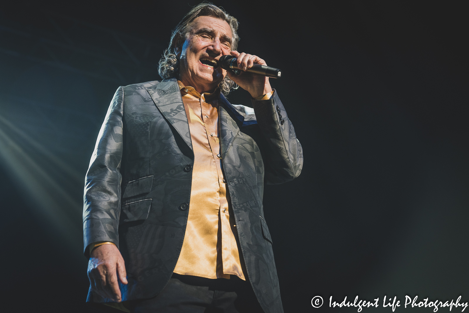 Bass singer Richard Sterban of country and gospel music group The Oak Ridge Boys performing live at Ameristar Casino's Star Pavilion in Kansas City, MO on September 24, 2021.