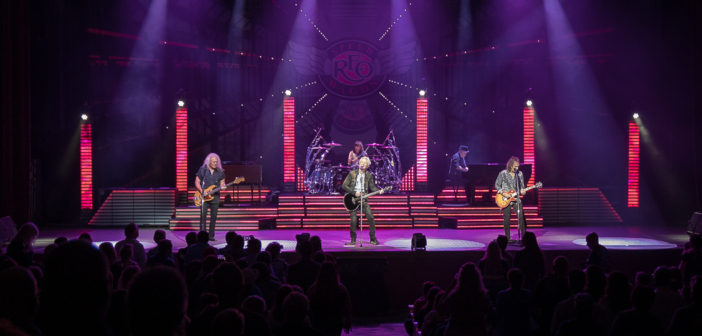 REO Speedwagon, Styx and Loverboy bring their "Live & Unzoomed" tour to Starlight Theatre in Kansas City, MO on June 14, 2022