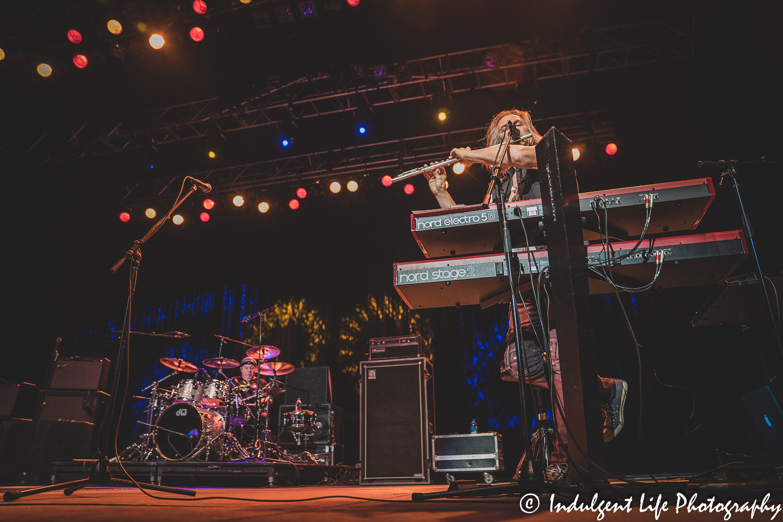 The Guess Who's Leonard Shaw and Garry Peterson live in concert together at Star Pavilion inside of Ameristar Casino in Kansas City, MO on November 20, 2021.